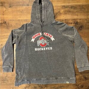 Ohio State University Buckeyes Football Collegiate Memorabilia Grey Hoodie XL